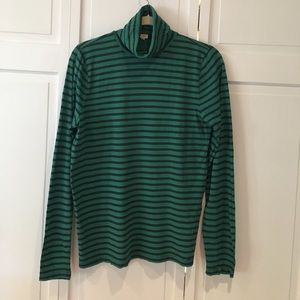 J.Crew Striped Turtleneck