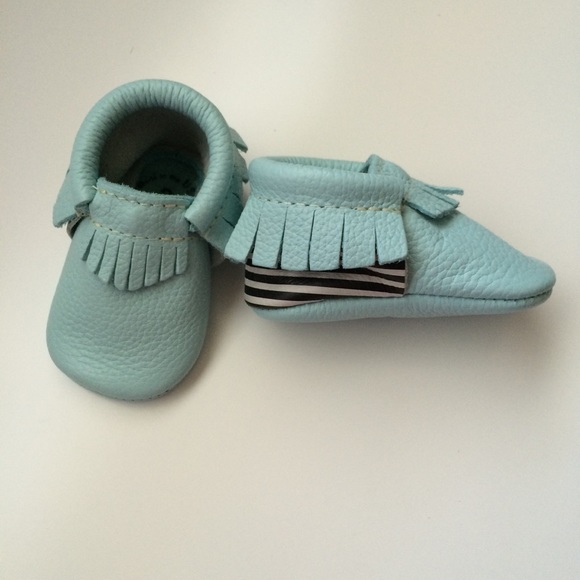 Freshly Picked Other - NWOT Freshly Picked Blue Licorice Mocs