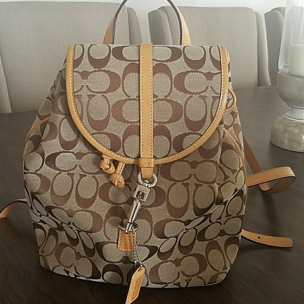 Coach mini backpack