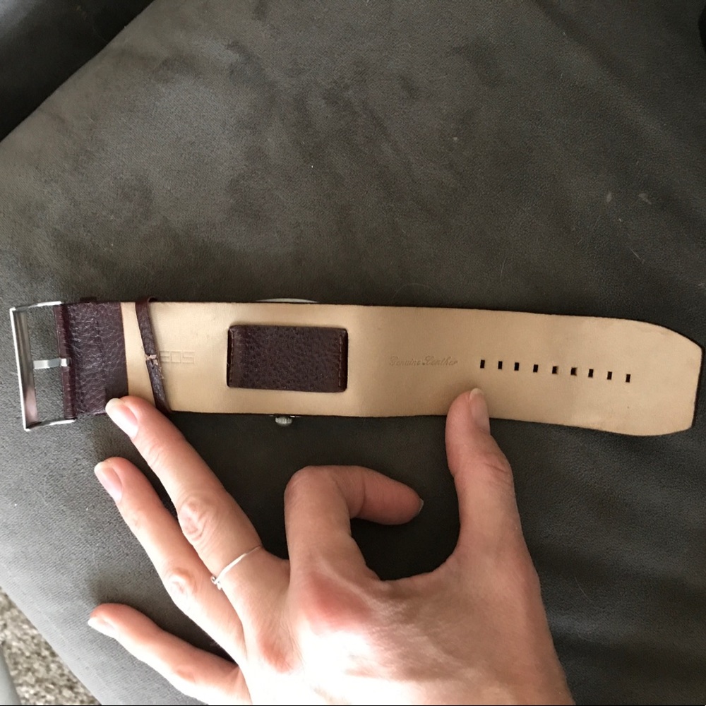 EOS Men's Brown Leather Watch - Picture 3 of 3