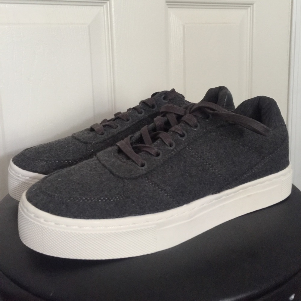 Grey sneakers