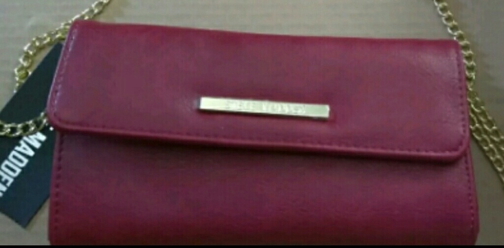 Steve madden red small bag with tassel