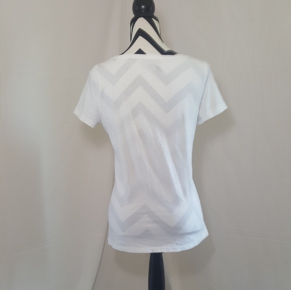 Ralph Lauren Beaded Flower T-shirt sz Med - Picture 3 of 3