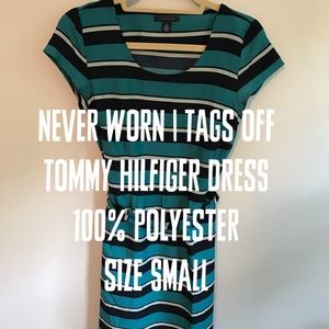 NEVER WORN | Tommy Hilfiger Navy/Teal Dress