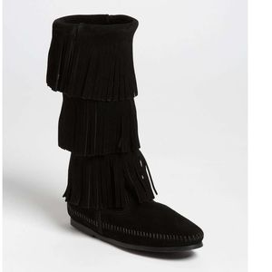 Authentic Minnetonka Fringe Boots