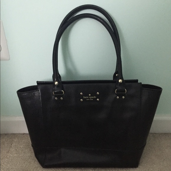 Kate Spade Black Leather purse - Picture 1 of 3