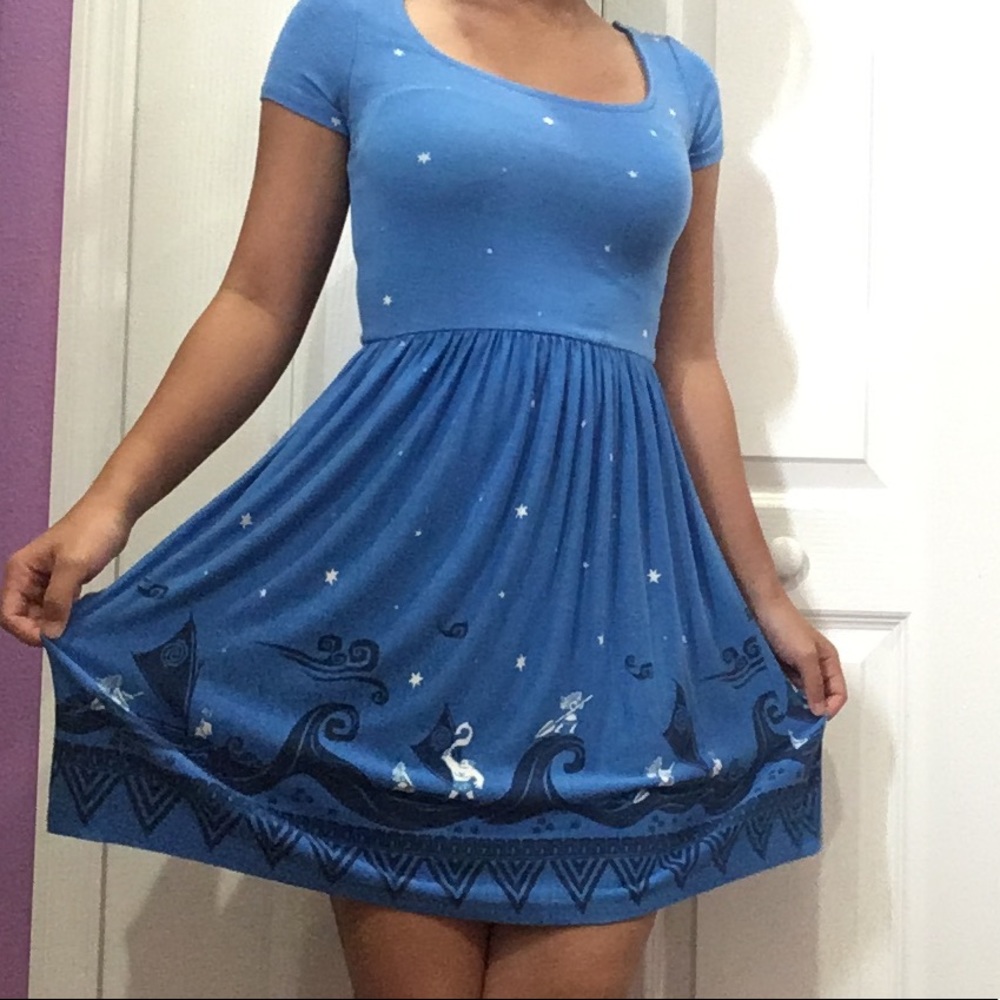 Disney Moana sleeved dress