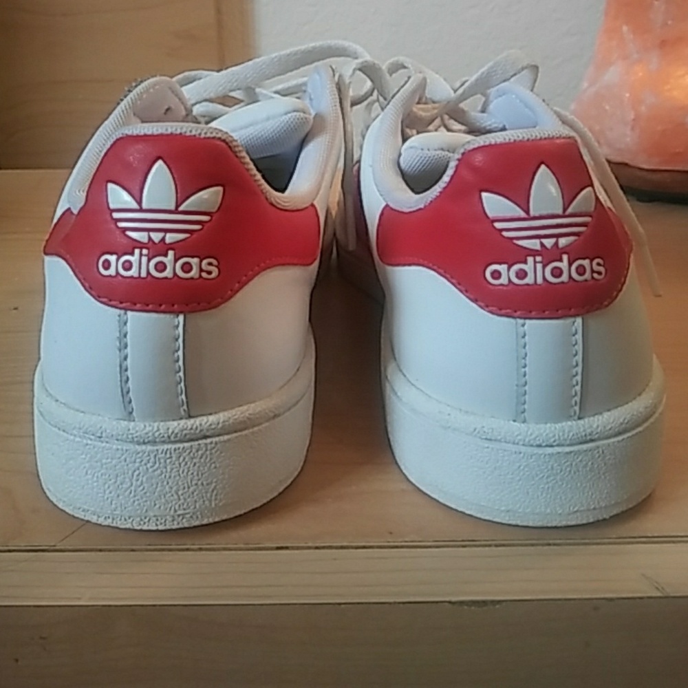 Adidas Superstar Red and White