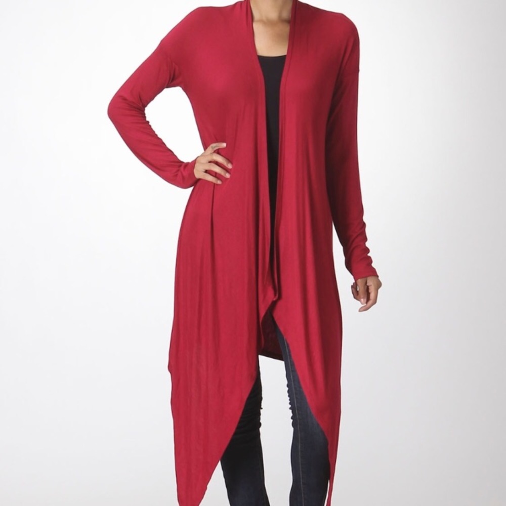 🌟NWT -Burgundy Cardigan by Bellino 🌟
