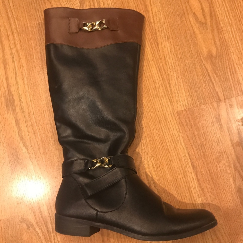 Black & Tan Boots