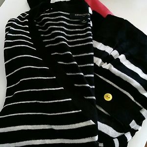 Banana Republic Sheer Stripe Cardigan