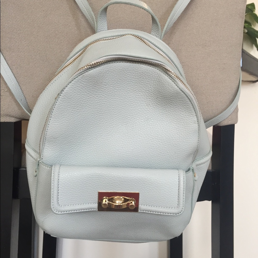 Beautiful mint backpack by Zara