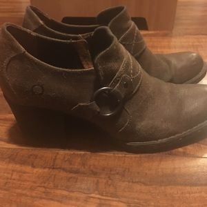 Born leather booties