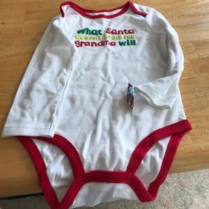 What Santa doesn't bring me grandma will onesie