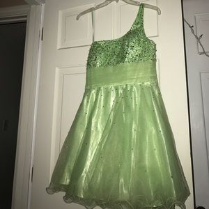 Light green semi dress