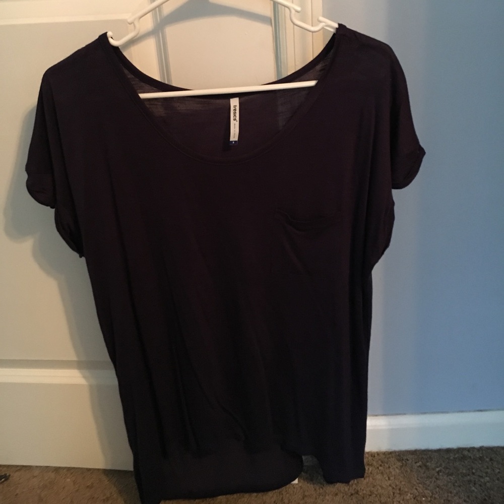 Navy scoop neck t-shirt