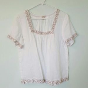 embroidered top