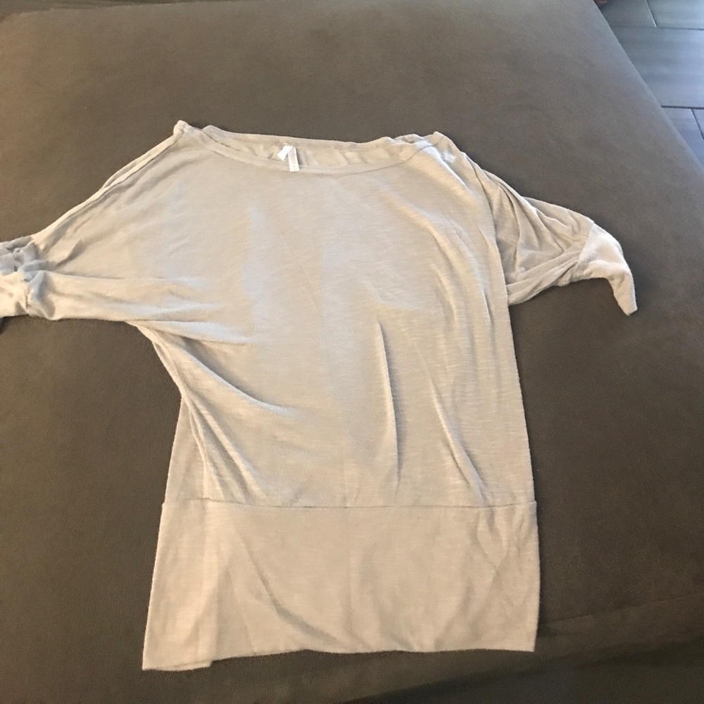 Grey slouchy top