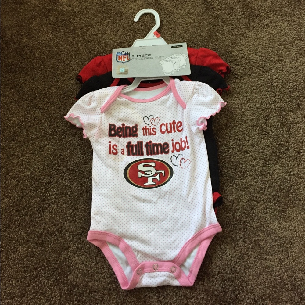 San Francisco 49ers onesie set