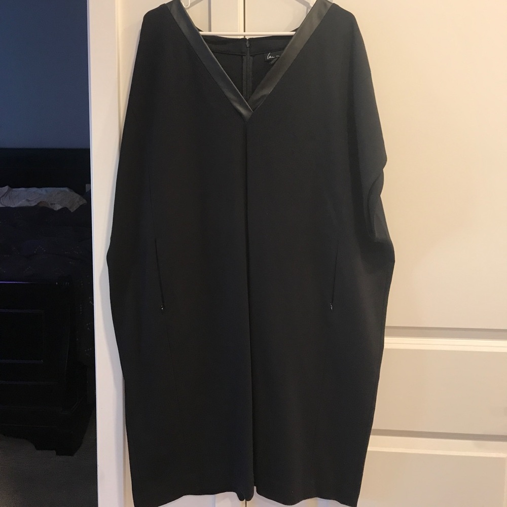 Plus size pocket cocktail dress