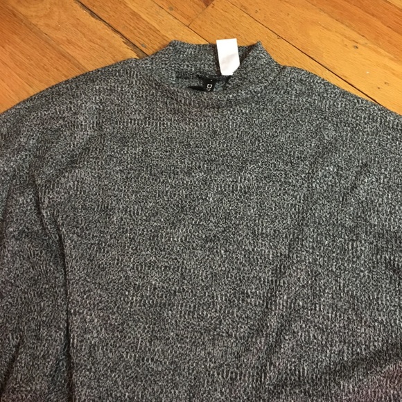 Mock neck long sleeve gray - Picture 2 of 2
