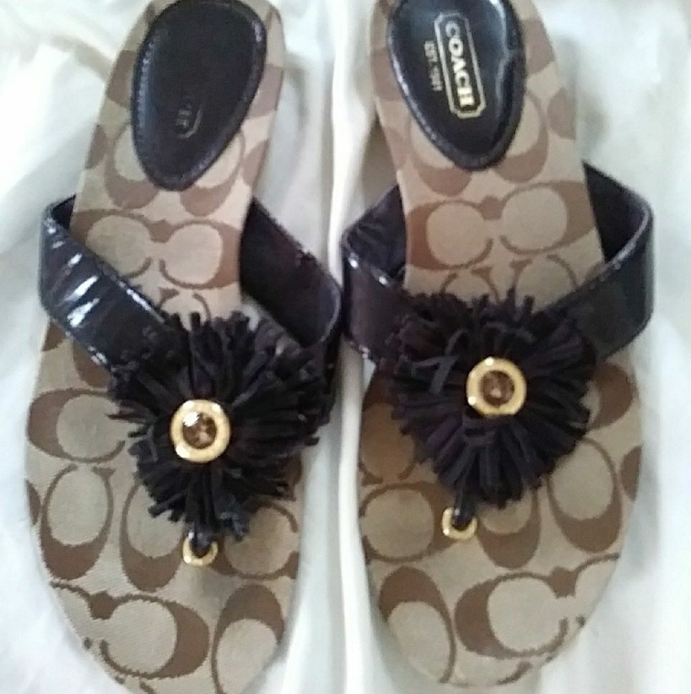 Coach sandals