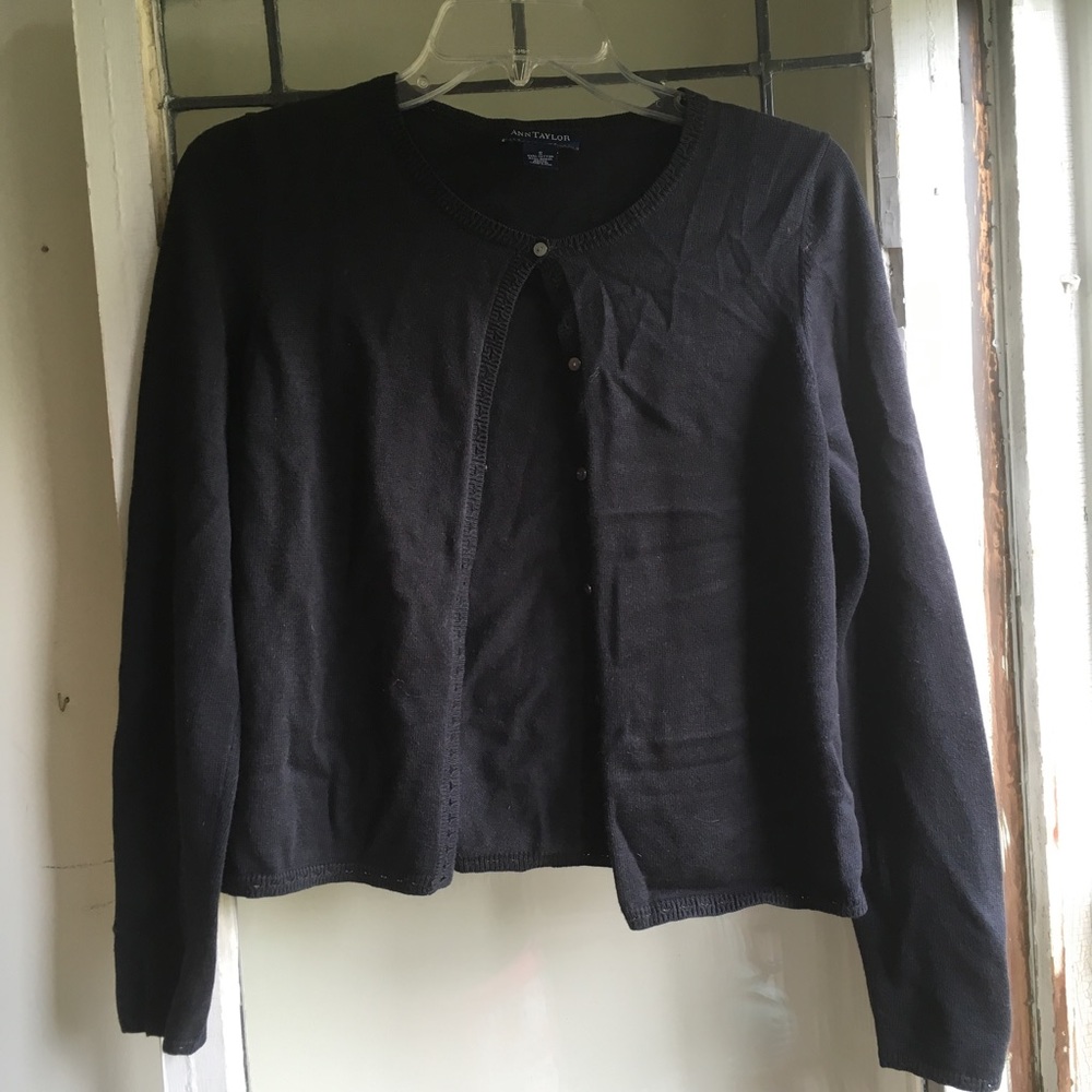 Ann Taylor black cardigan