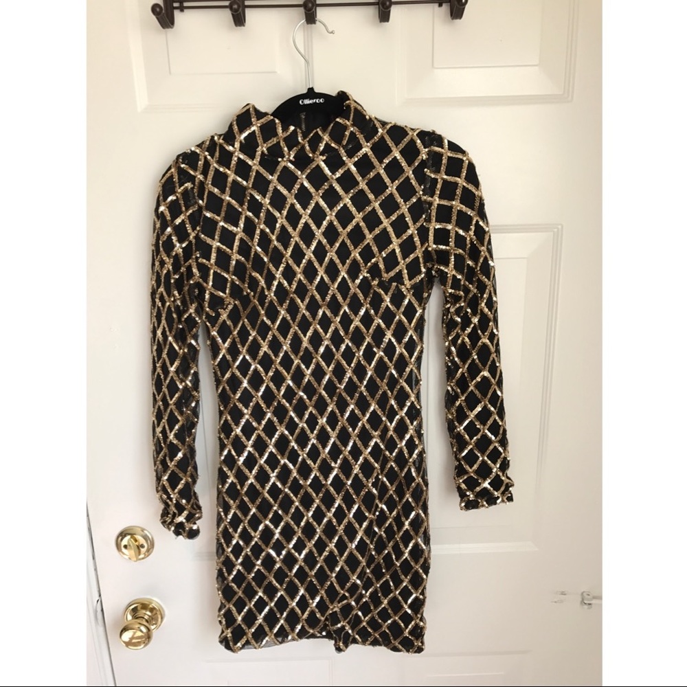 Hot Miami styles sequin dress XS