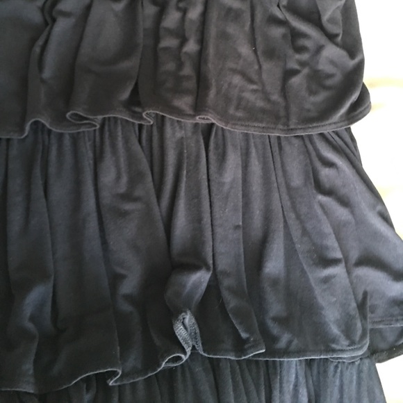 Navy JCrew Ruffle Dress - Picture 4 of 4