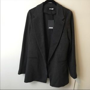 Reformation Grey Carnaby Oversized Blazer