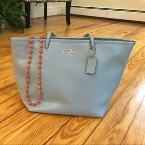 Baby blue Coach bag