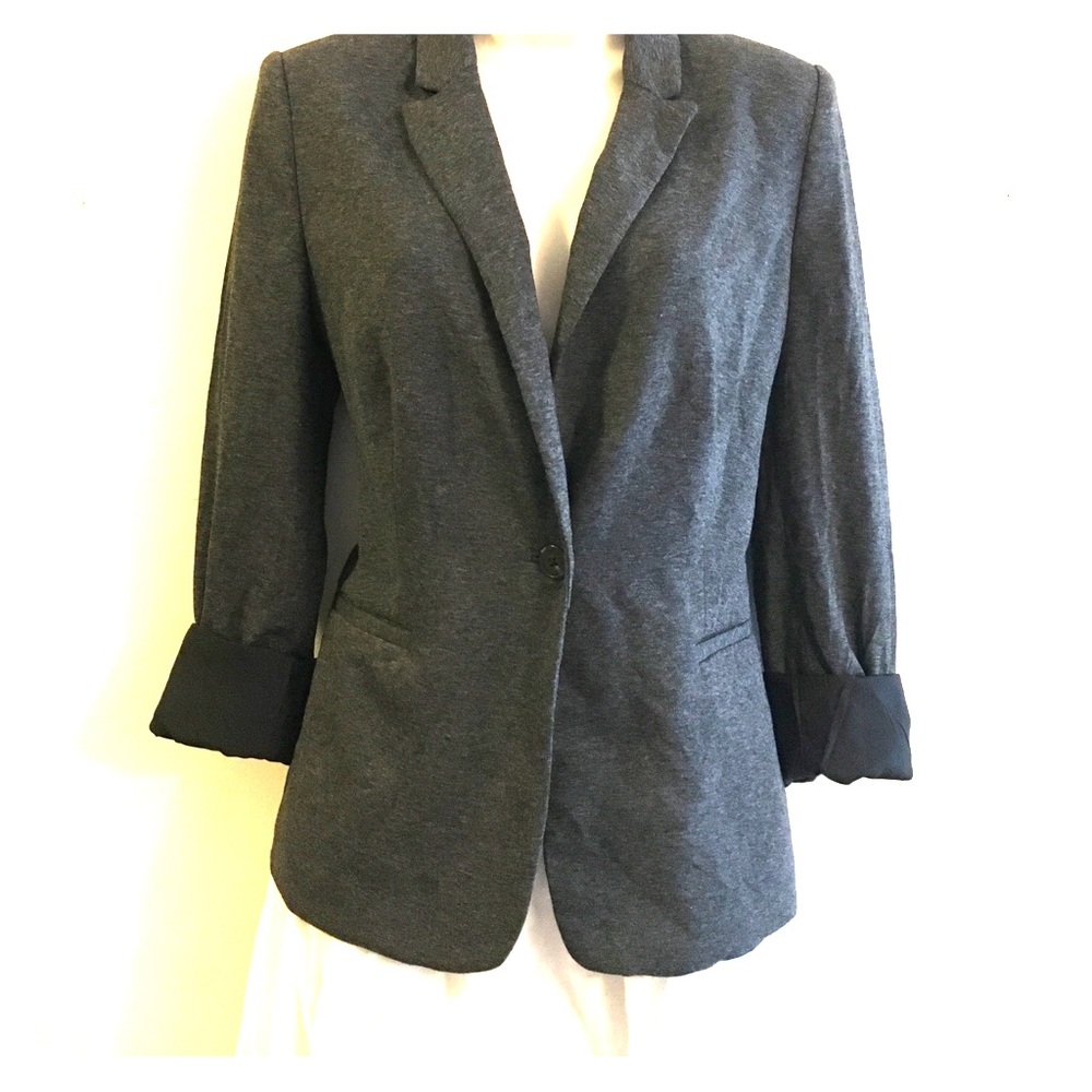Classic blazer. Dark grey. Size S