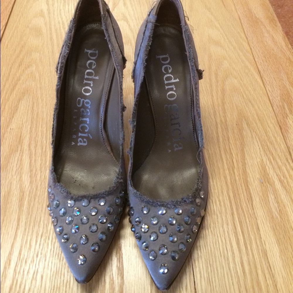 Pedro Garcia rhinestone heels