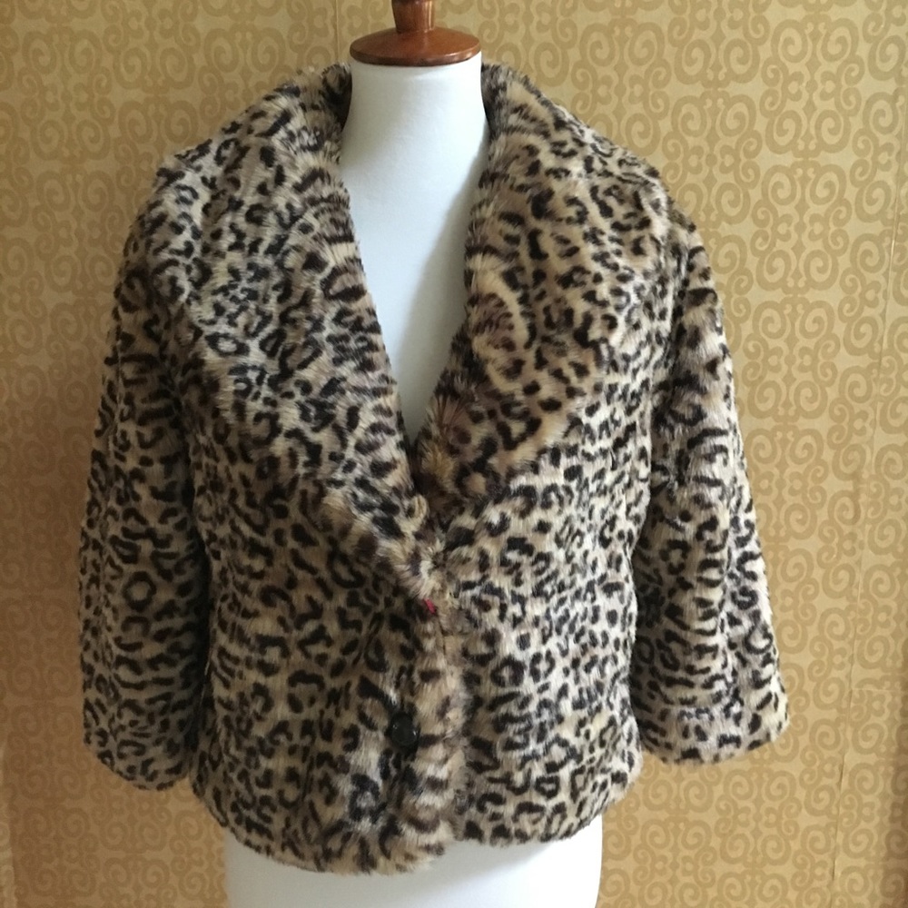 Faux fur coat