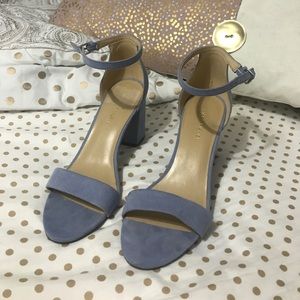 Marc Fisher Light Blue Block Heel Sandals