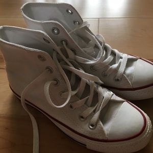 White high top converse