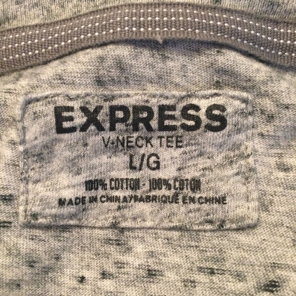 Express men's large gray tshirt - Picture 3 of 4