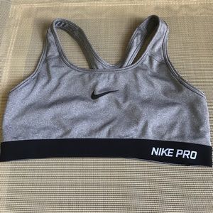 Like new grey Nike sports bra