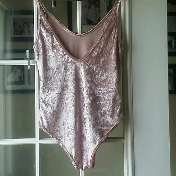 Crushed velvet bodysuit - Picture 3 of 4