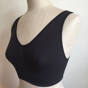 2 pack bra bralette sports bra black and nude