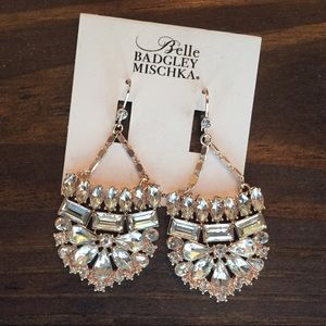 Badgley Mischka earrings new with tags!