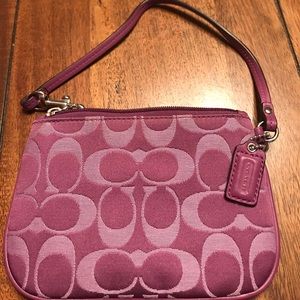Perfect Coach wristlet!!
