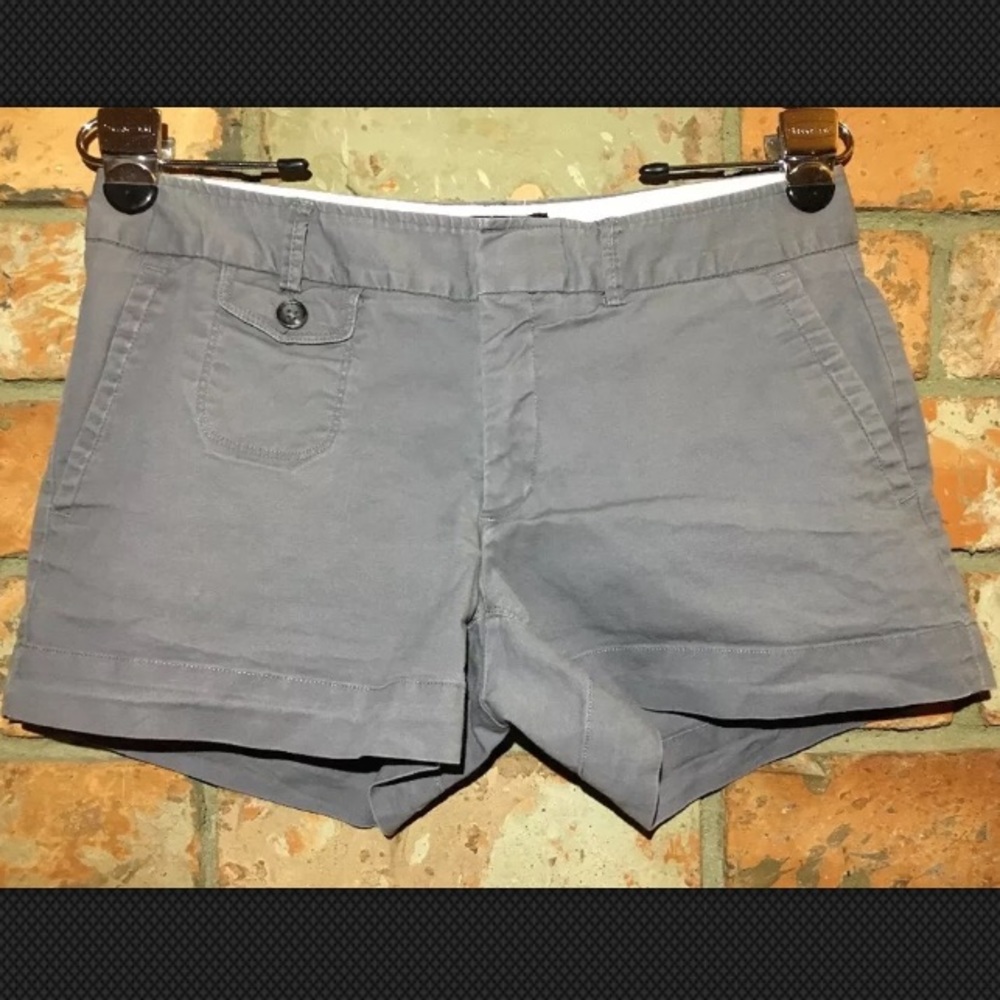 BANANA REPUBLIC Dark Gray Sz 6P Chino Shorts