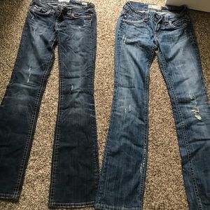 Two pairs MEK jeans