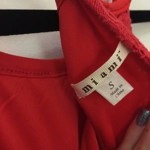 Francesca's Collections Dresses - FRANCESCA'S Coral Lacy Romper Francesca's Collections Dresses - FRANCESCA'S Coral Lacy Romper