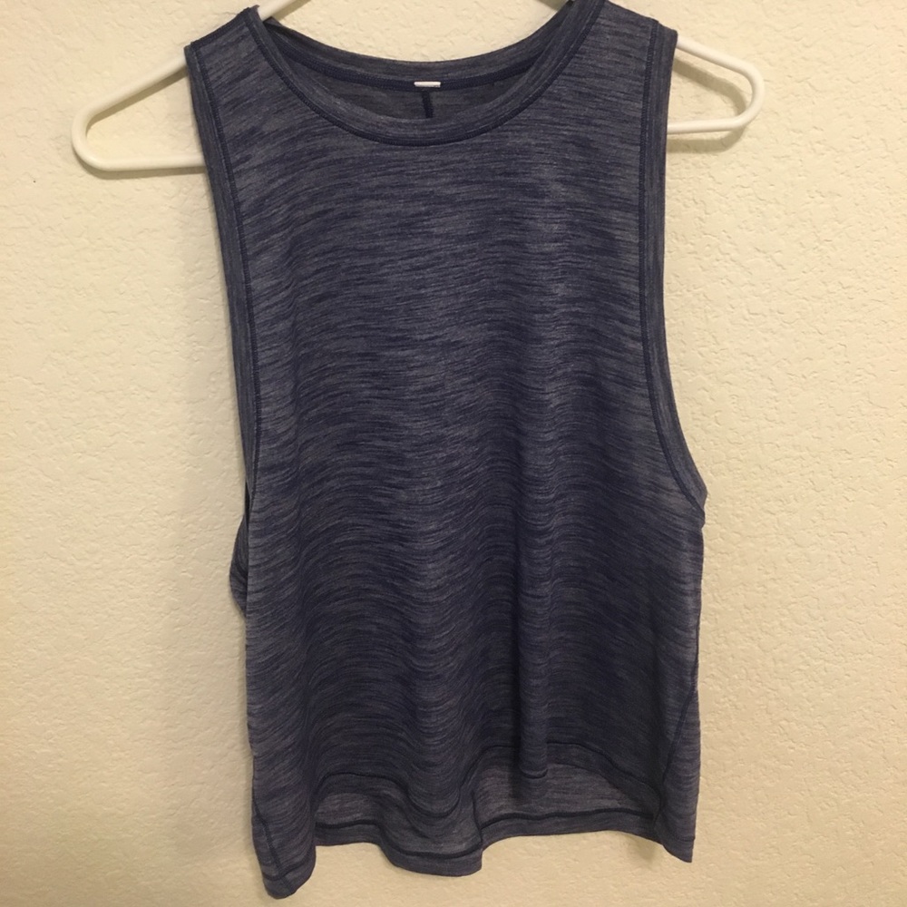 Blue Lululemon tanktop