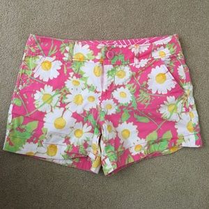 Lily Pulitzer floral shorts.