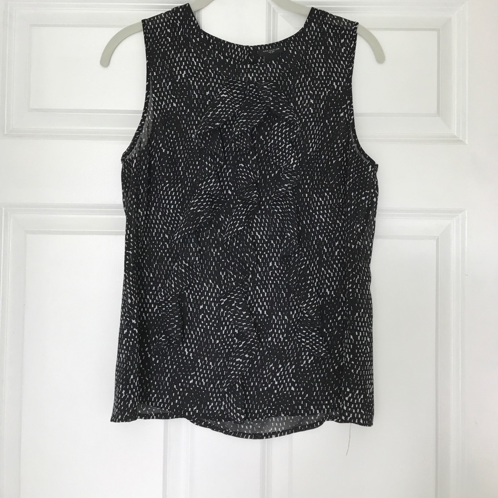 Ann Taylor Black and White Blouse Tank