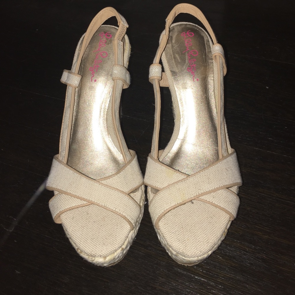 Lilly Pulitzer Wedges - Never Worn - Size 6.5