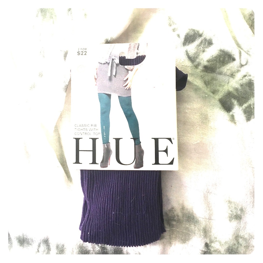 Hue brand ribbed tights